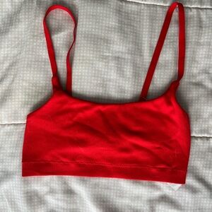 Aerie Vibrant Red Bralette